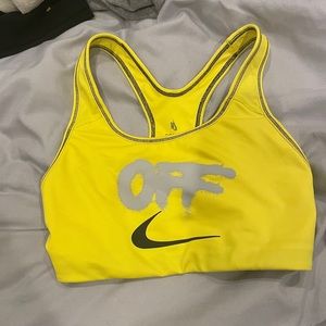 Off-white Nike sports bra